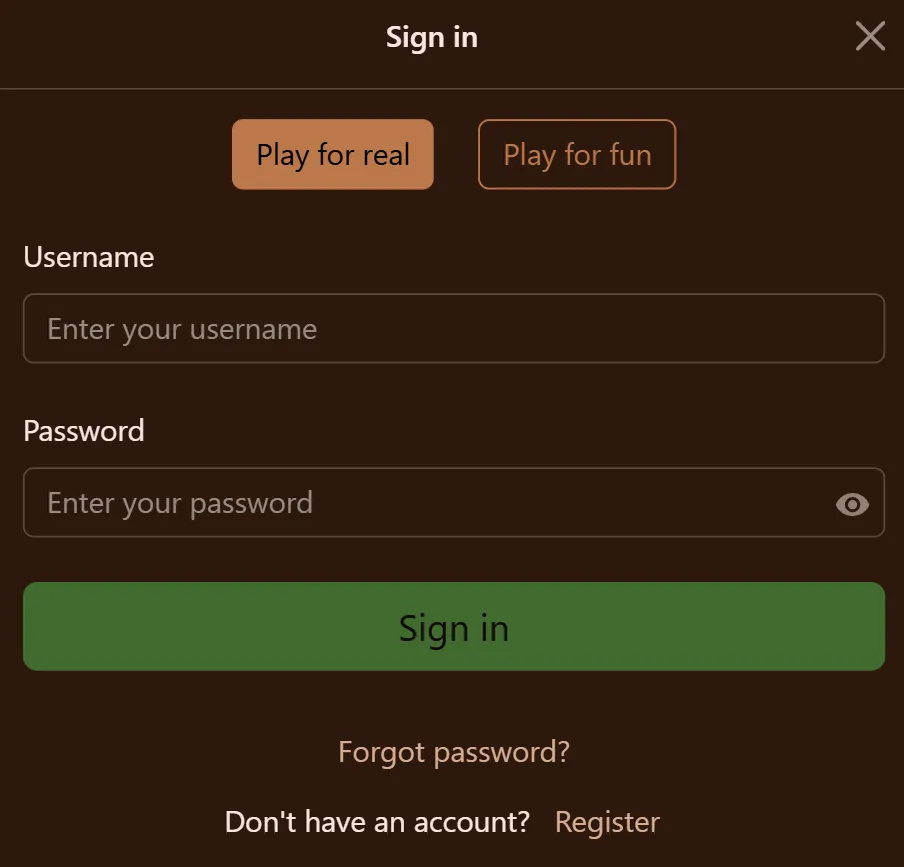 Cocoa Casino Login